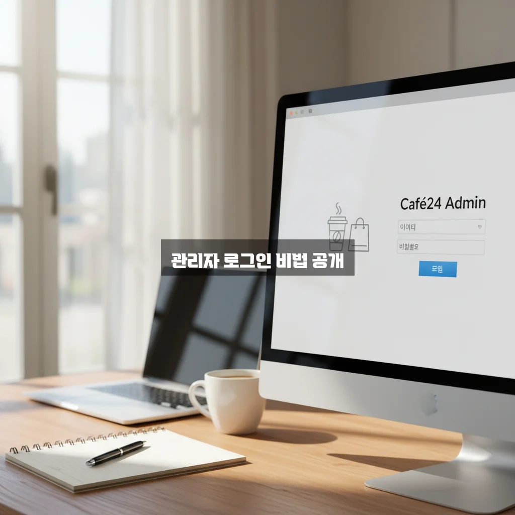 카페24 관리자 로그인 주소 완벽 정리 가이드 관련 이미지 1