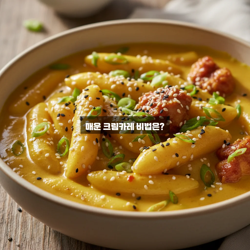 크림카레떡볶이 매운맛 완벽 가이드 관련 이미지 1