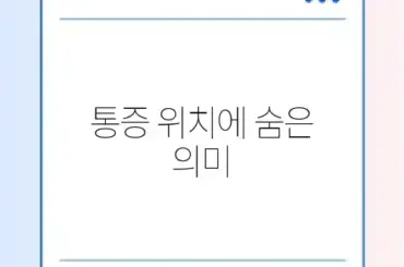 역류성 식도염 증상: 가슴 통증 및 등 통증 구분