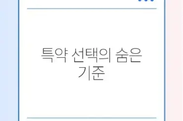 자동차 보험 다이렉트 비교 견적 시 특약 설정 팁