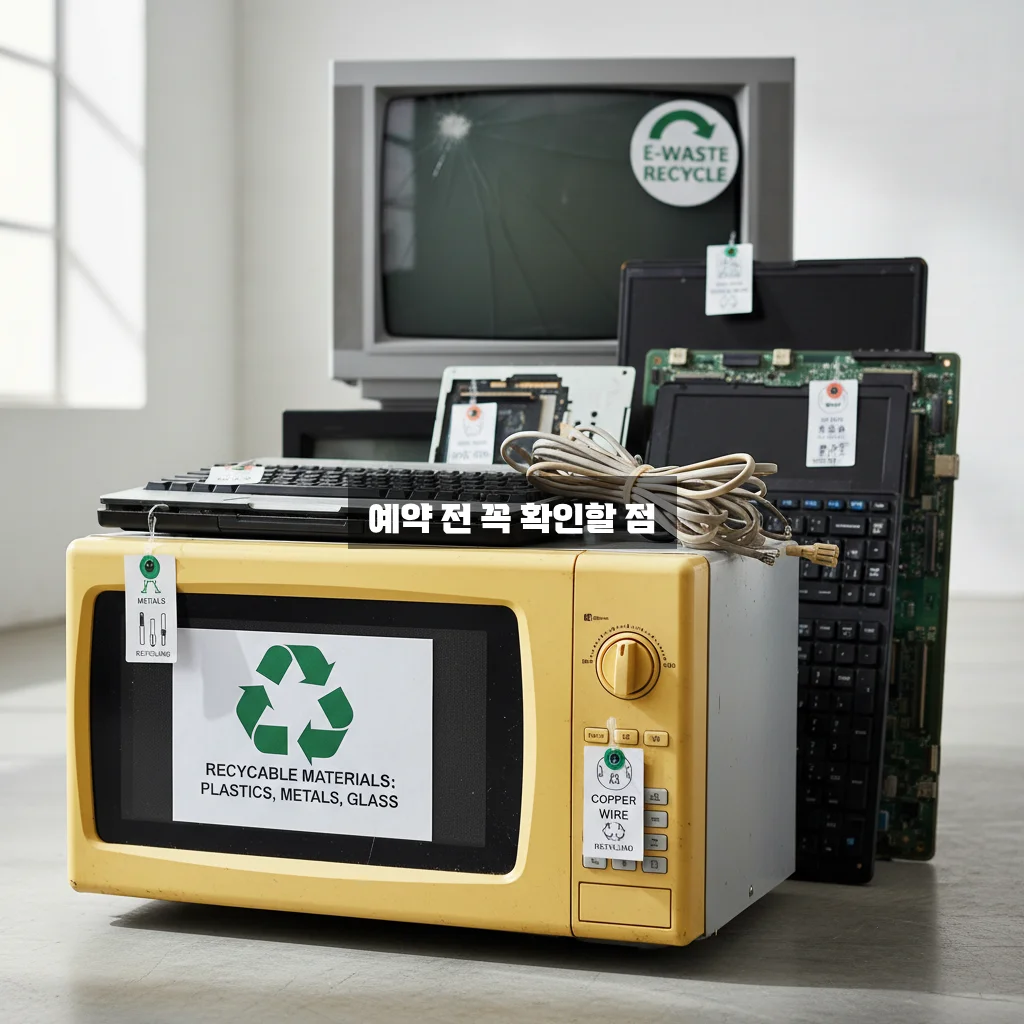 폐가전 무상수거 예약 방법 및 수거 불가 품목 관련 이미지 1