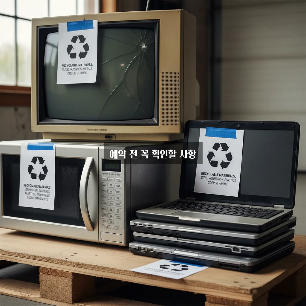 폐가전 무상수거 예약 방법 및 수거 불가 품목 관련 이미지 2