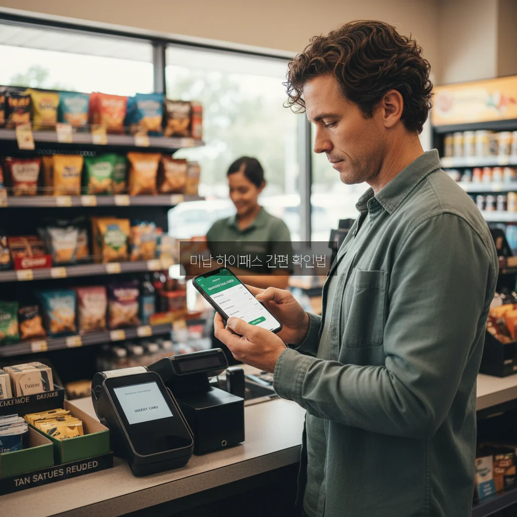 하이패스 미납 요금 조회 및 편의점 납부 방법 관련 이미지 1