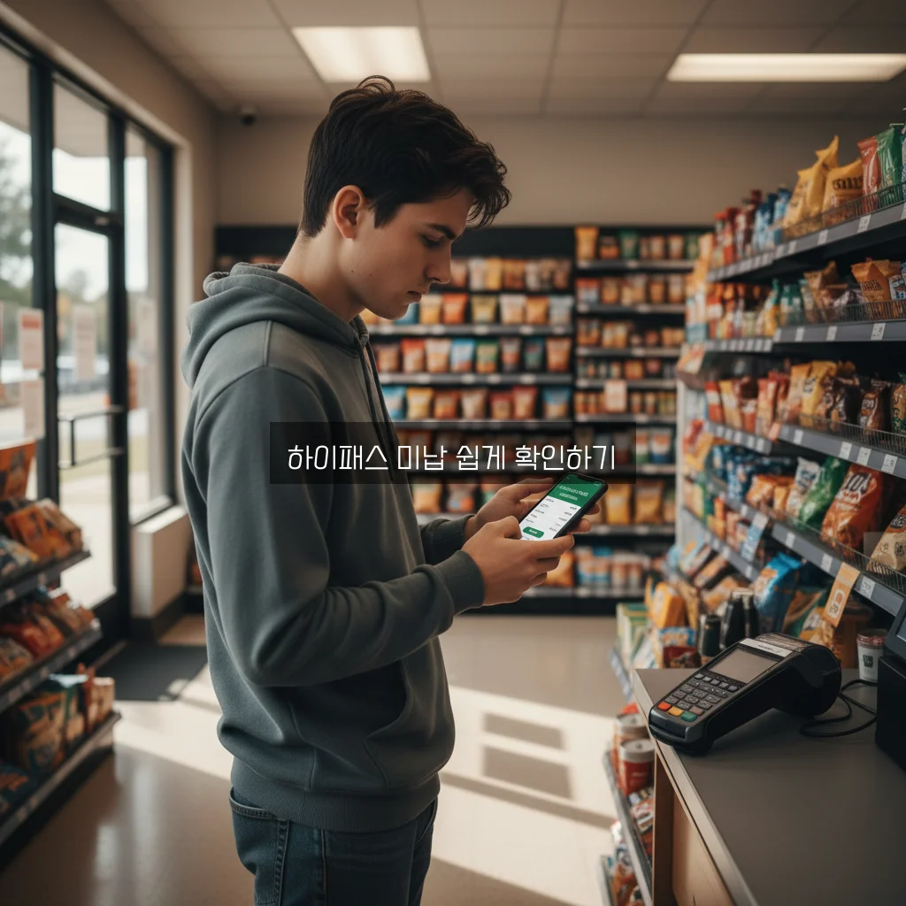 하이패스 미납 요금 조회 및 편의점 납부 방법 관련 이미지 3