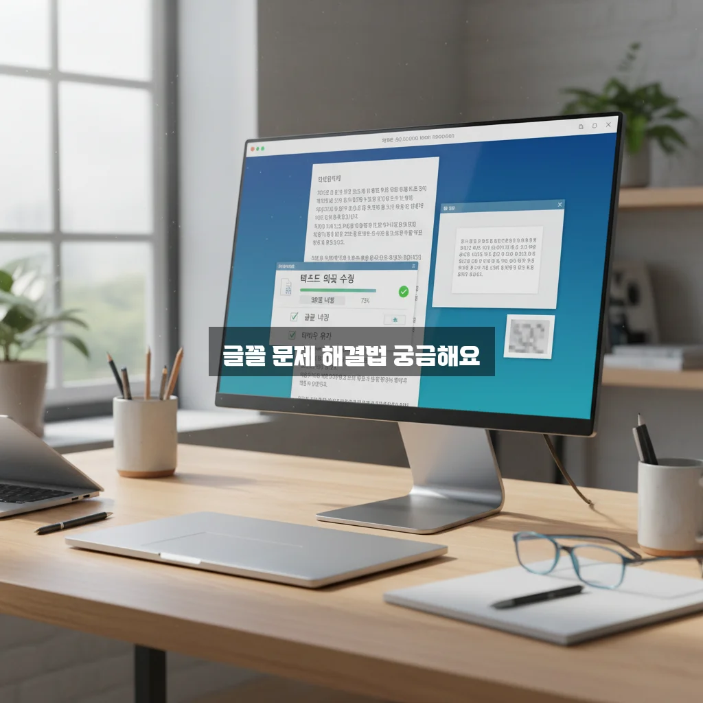 한글 파일 PDF 변환 시 글자 깨짐 해결 방법 관련 이미지 2