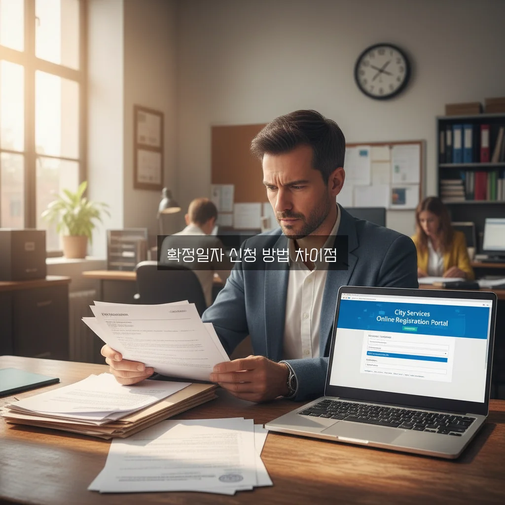 확정일자 받는 법: 주민센터 방문 vs 인터넷 등기소 비교 관련 이미지 2