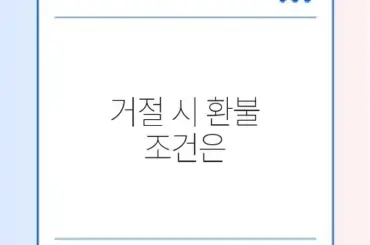 카카오페이 송금 취소: 거절 시 환불 시간 및 수수료