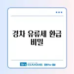 경차 유류세 환급 카드, 스마트하게 활용하는 방법 알아보기