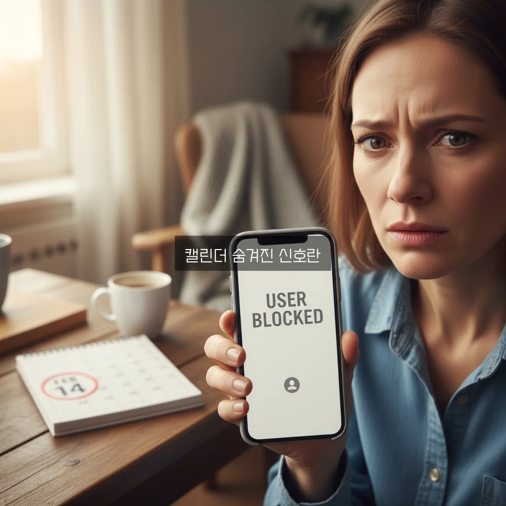 상대방이 나를 차단했는지 아는 법 (캘린더 확인) 관련 이미지 2