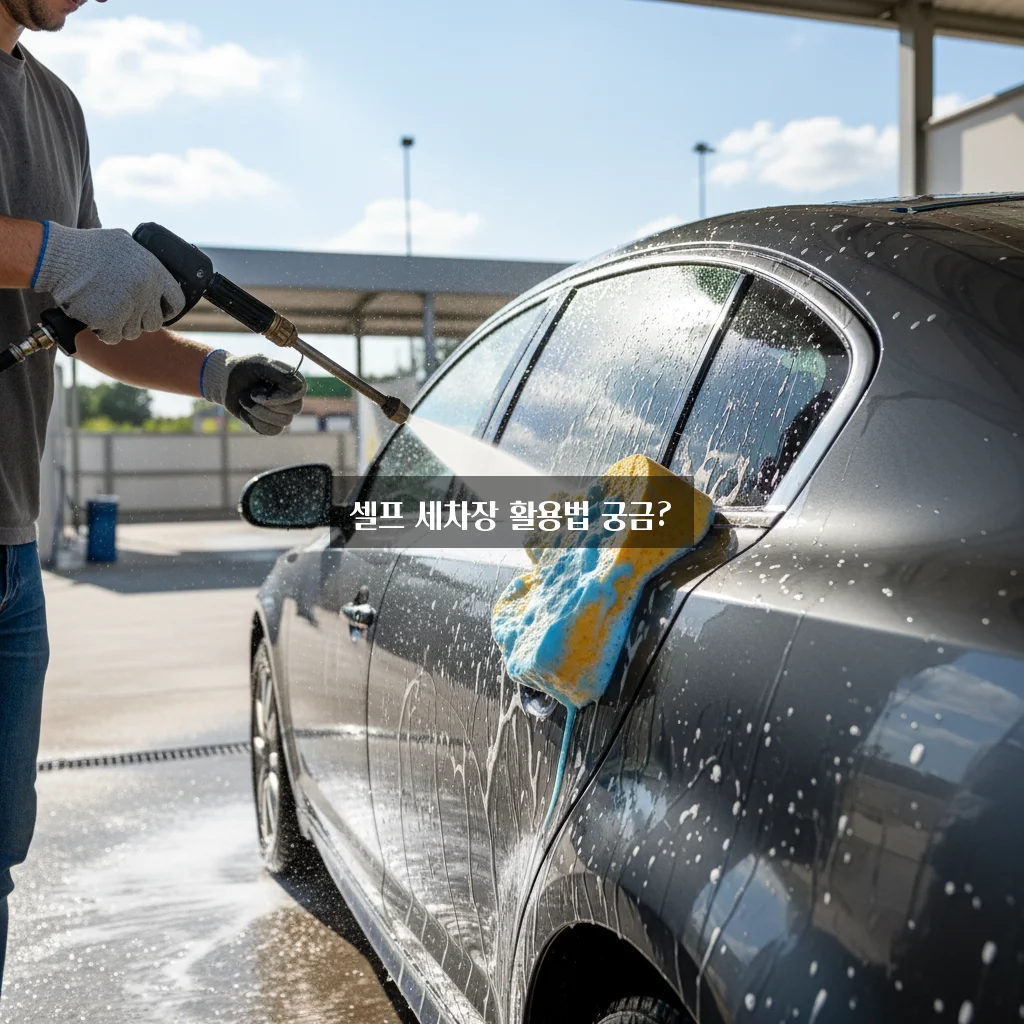 셀프 세차장 이용 방법 완벽 가이드: 깨끗한 차를 위한 팁! 관련 이미지 1