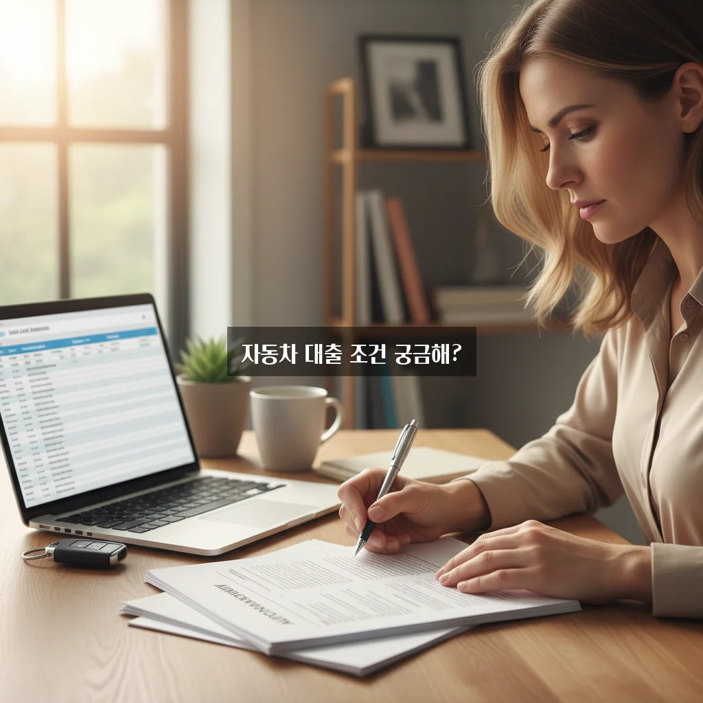 자동차 담보 대출 조건 완벽 가이드 알아보기 관련 이미지 2