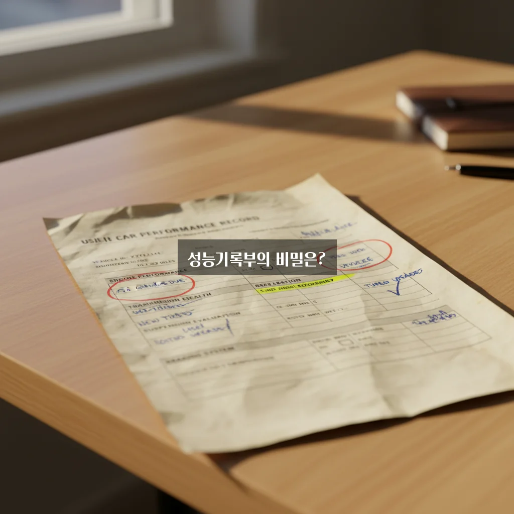 중고차 성능기록부 쉽게 이해하기 위한 완벽 가이드 관련 이미지 2