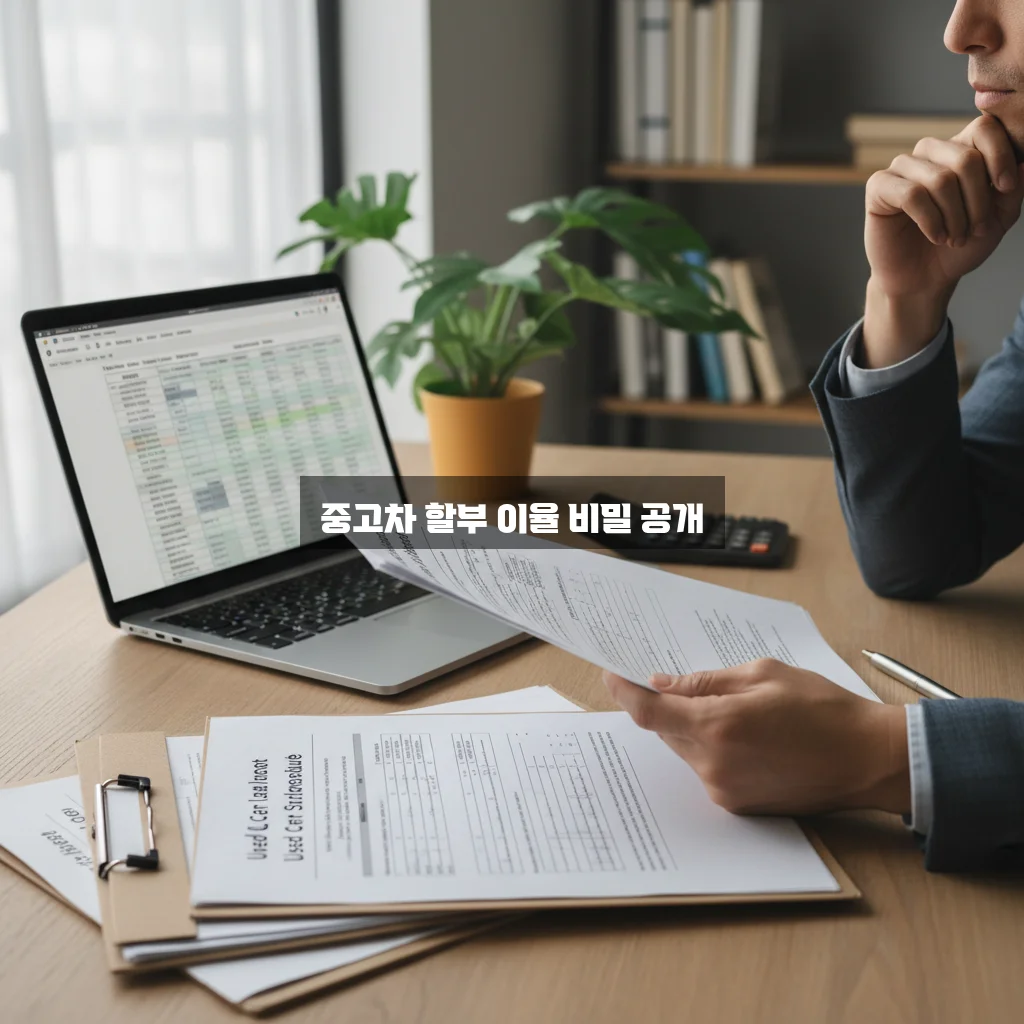 중고차 할부 이율 완벽 가이드 알아보기 관련 이미지 1