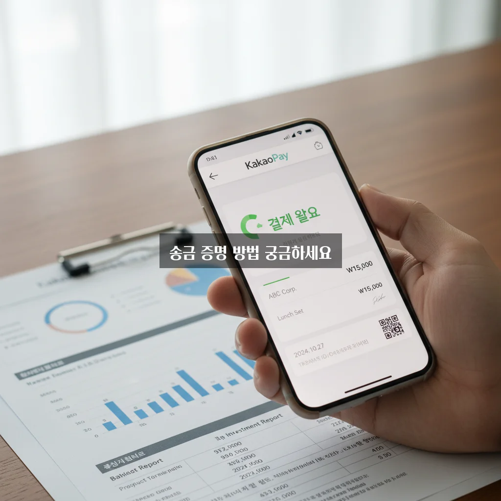 카카오페이 송금 확인증 발급 및 이체 확인서 관련 이미지 2