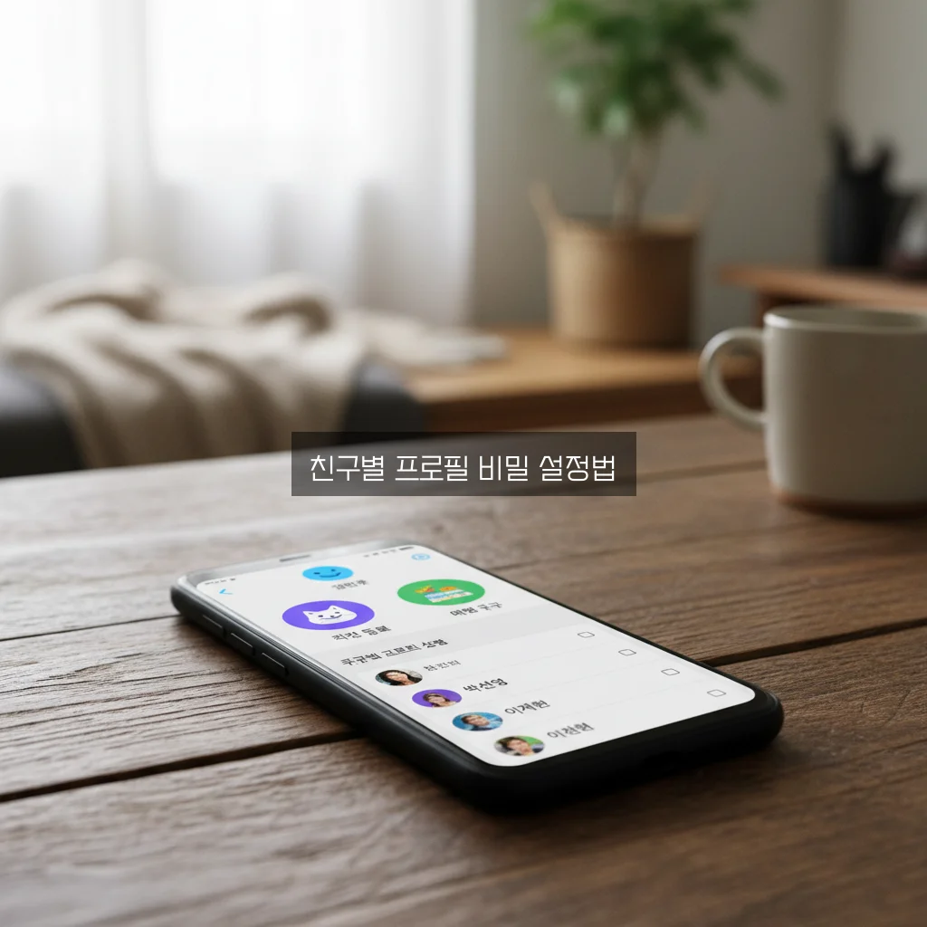 카톡 멀티프로필 설정 방법 및 친구별 지정 관련 이미지 2