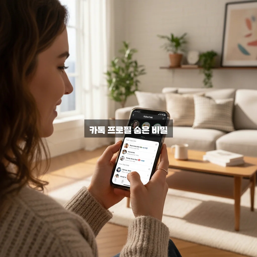 카톡 멀티프로필 확인하는 법: 카카오스토리 버튼 유무 관련 이미지 2