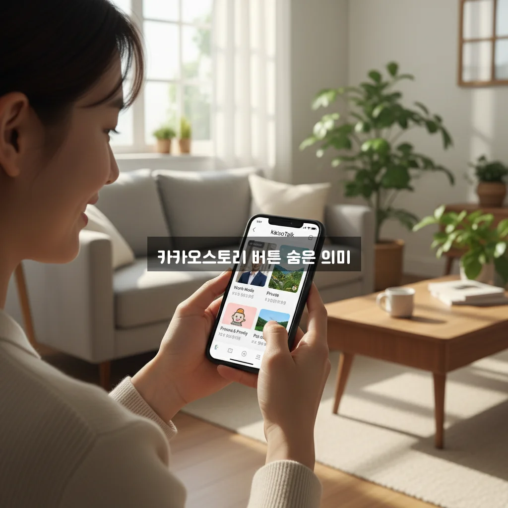 카톡 멀티프로필 확인하는 법: 카카오스토리 버튼 유무 관련 이미지 3