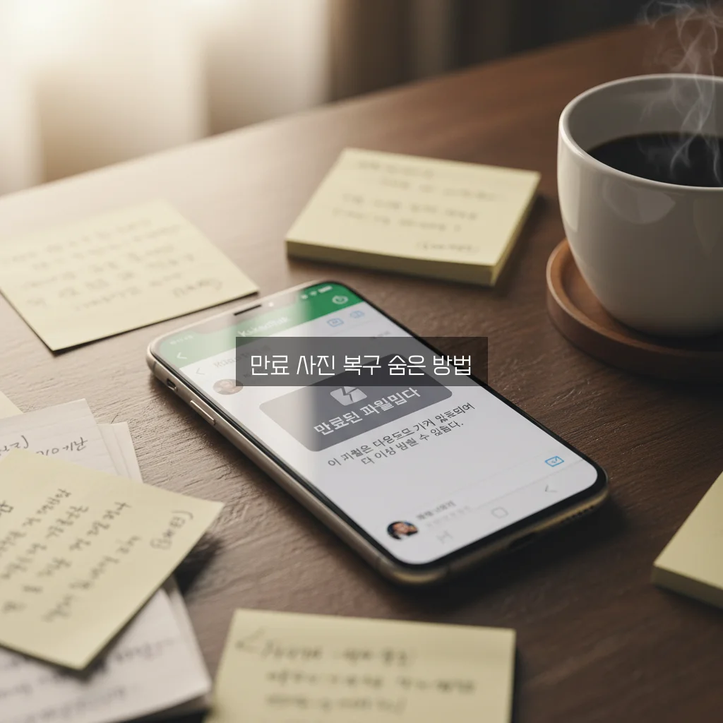 카톡 사진 만료 기간 지난 파일 복구 가능성 관련 이미지 1