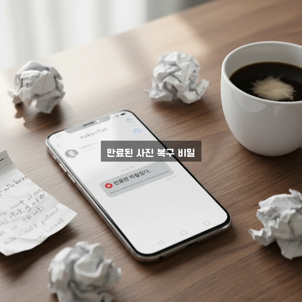 카톡 사진 만료 기간 지난 파일 복구 가능성 관련 이미지 3