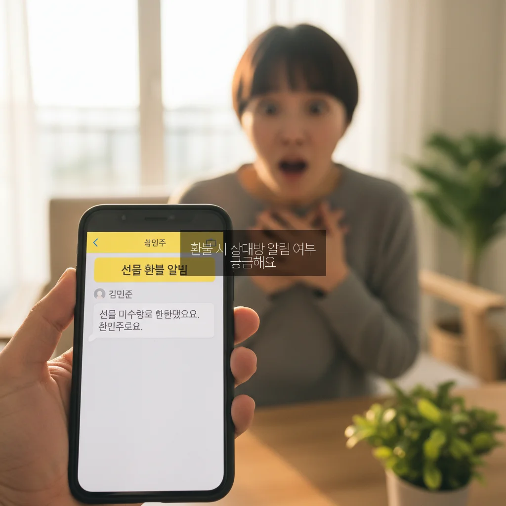 카톡 선물하기 환불 상대방 알림 가나요? (거절/취소) 관련 이미지 1