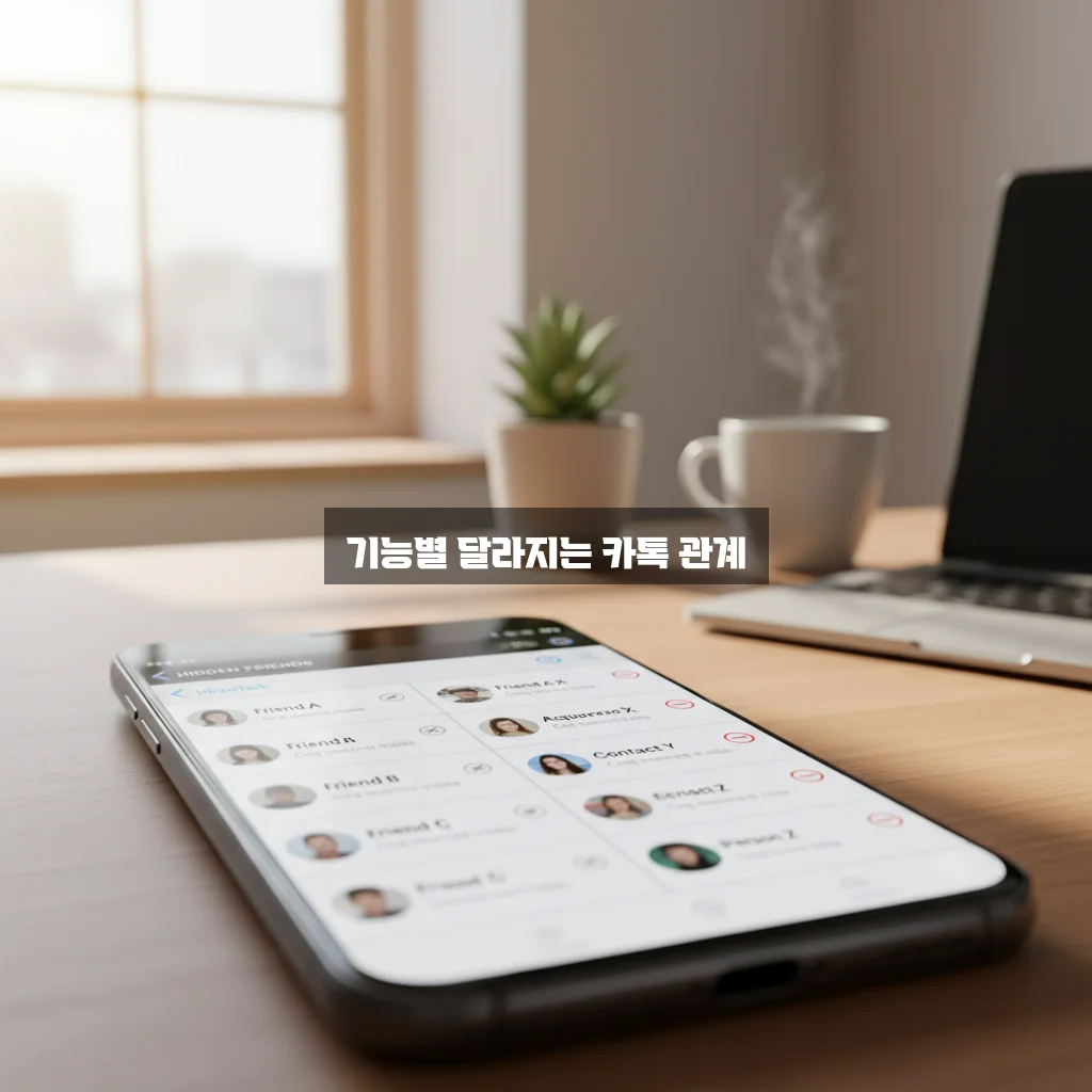 카톡 숨김 친구 차단 친구 차이점 완벽 정리 관련 이미지 3