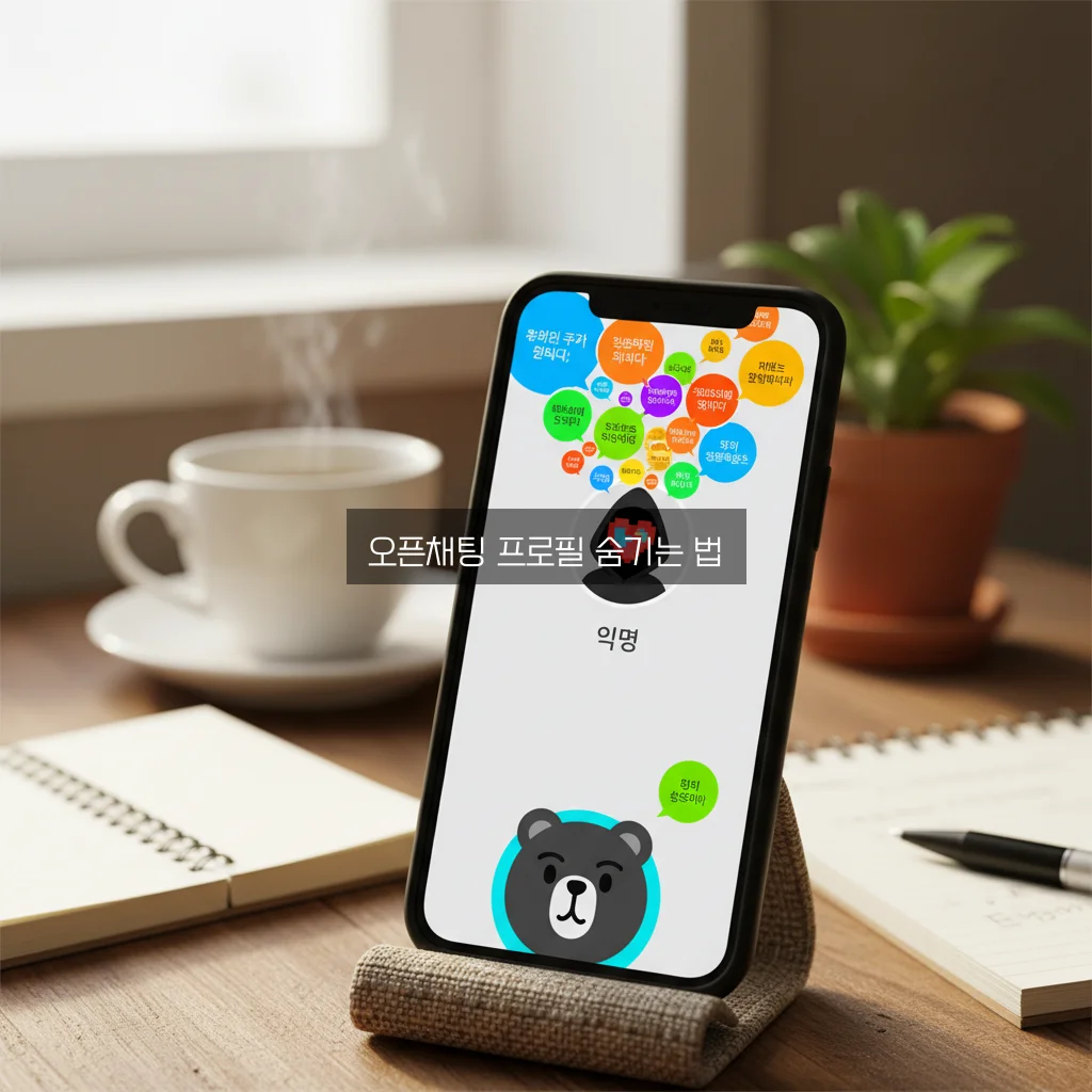 카톡 오픈채팅 프로필 만들기 및 익명 설정 관련 이미지 1