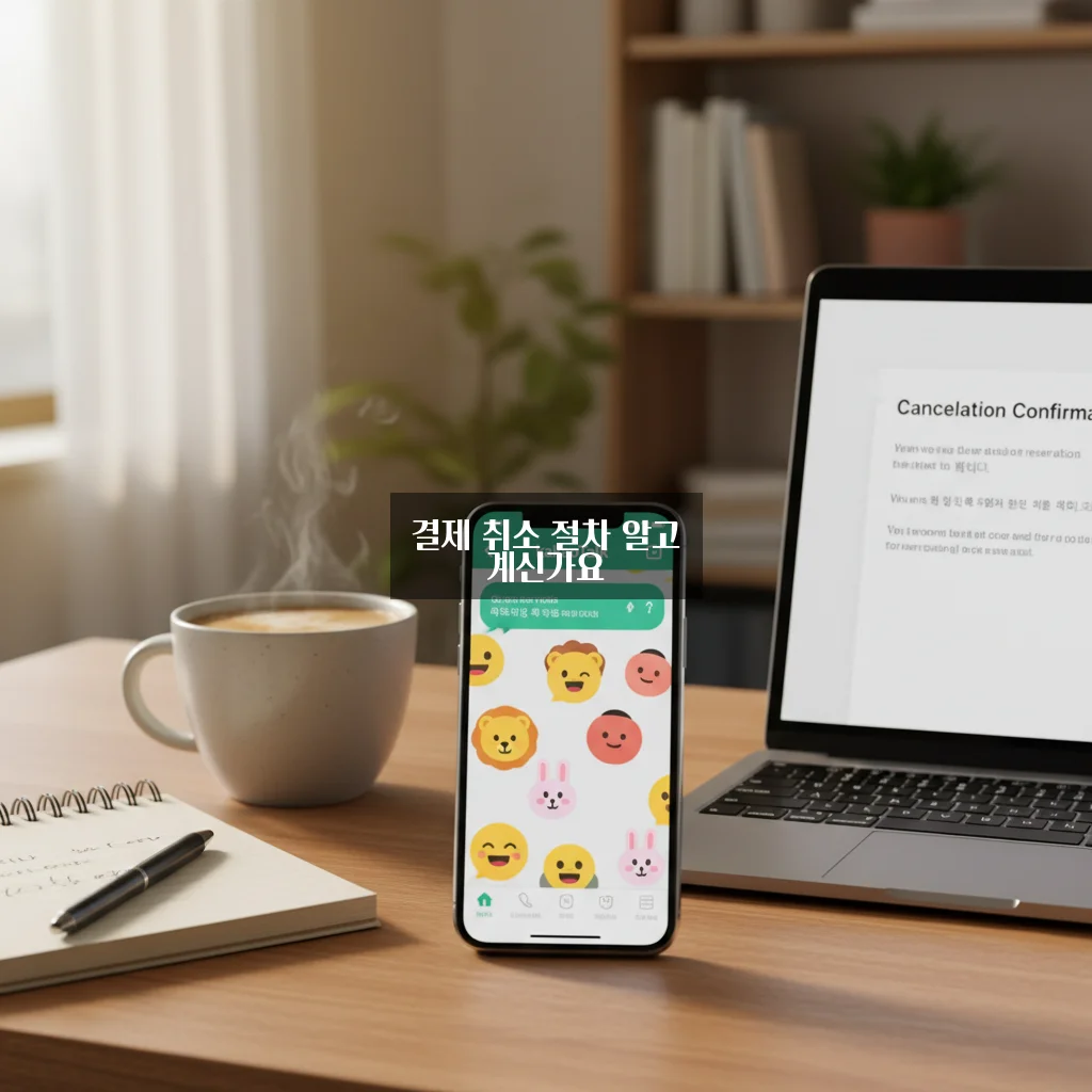 카톡 이모티콘 환불 방법 (애플/구글 결제 취소) 관련 이미지 2
