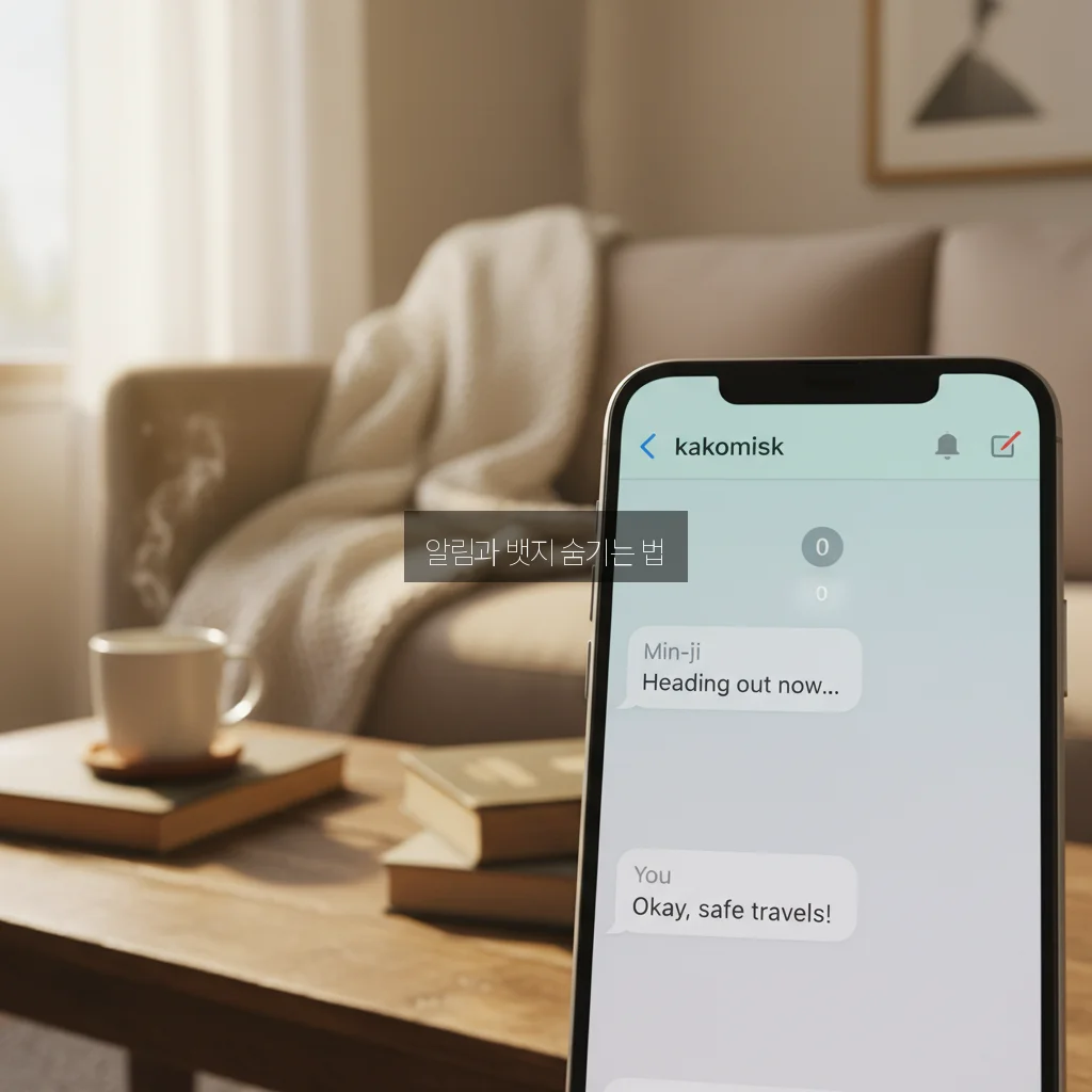 카톡 조용한 채팅방 기능: 알림 및 뱃지 카운트 관련 이미지 3