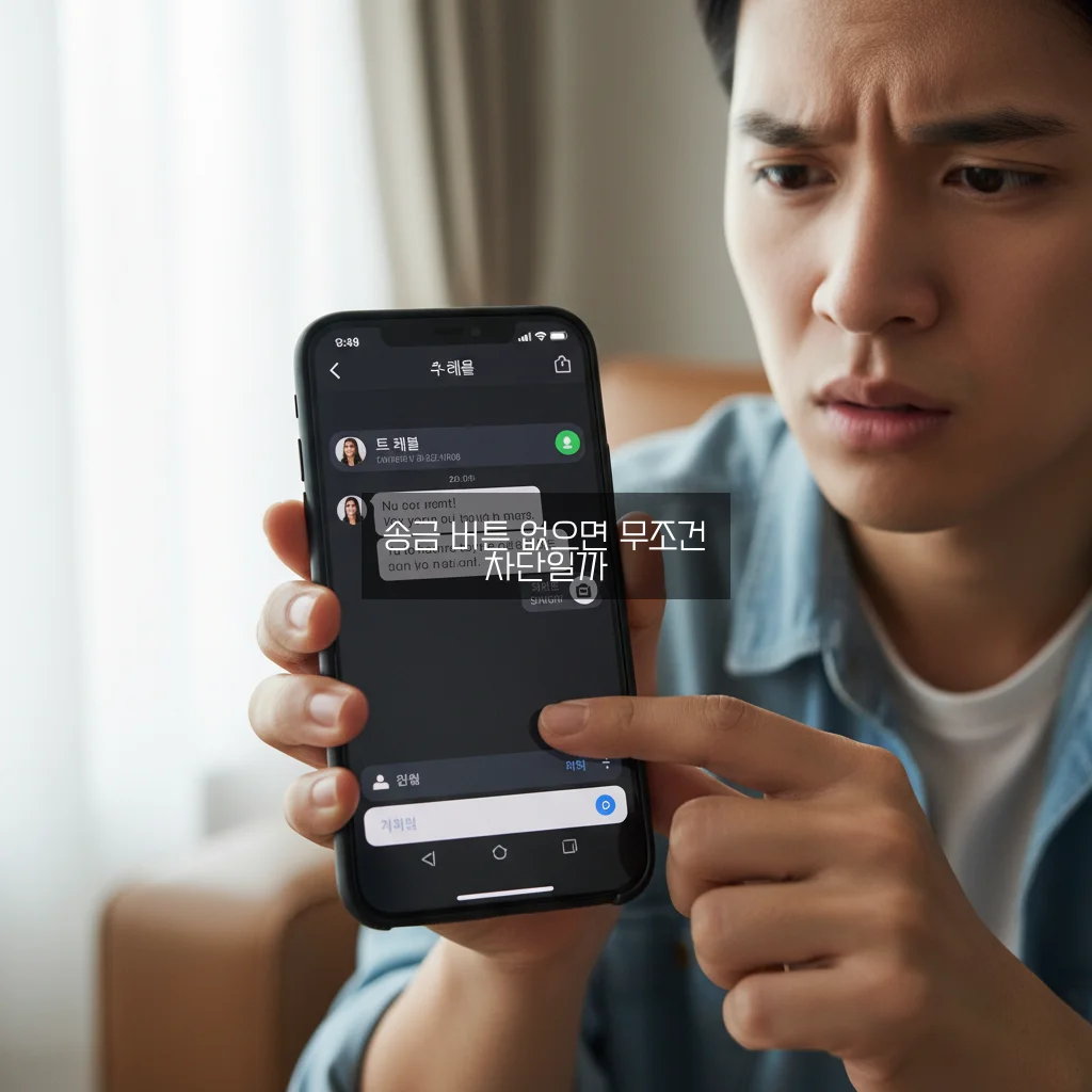 카톡 차단 확인 방법: 송금 버튼 표시 없음의 진실 관련 이미지 3