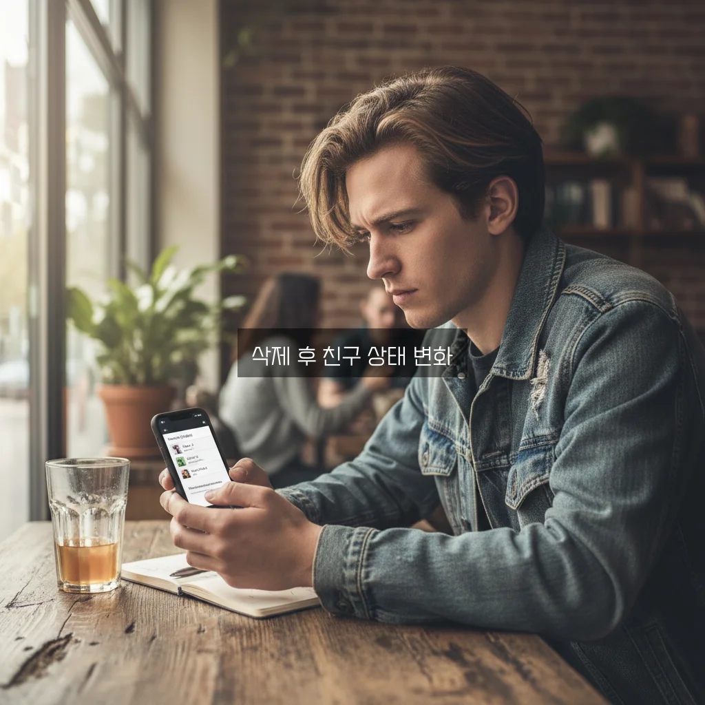 카톡 친구 삭제 후 복구 및 상대방 시점 변화 관련 이미지 2