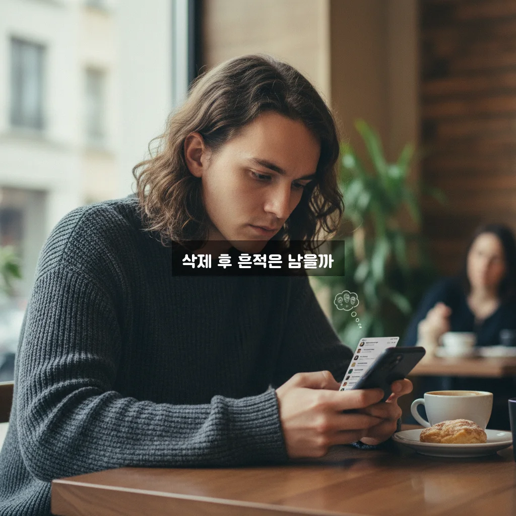 카톡 친구 삭제 후 복구 및 상대방 시점 변화 관련 이미지 3