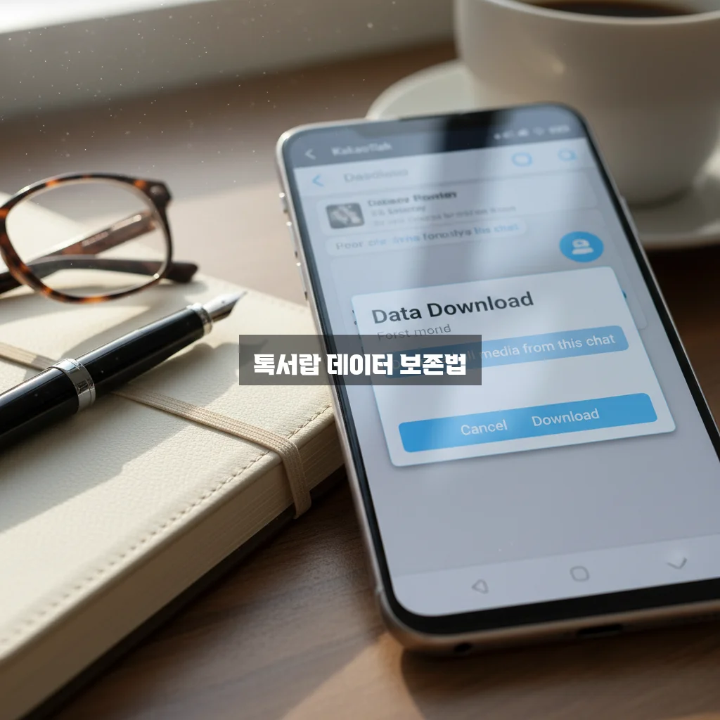 카톡 톡서랍 플러스 해지 후 데이터 다운로드 방법 관련 이미지 3