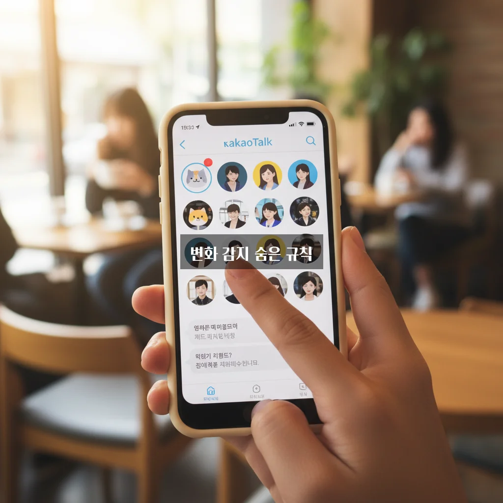 카톡 프사 동그라미 빨간 점(업데이트) 뜨는 기준 관련 이미지 2