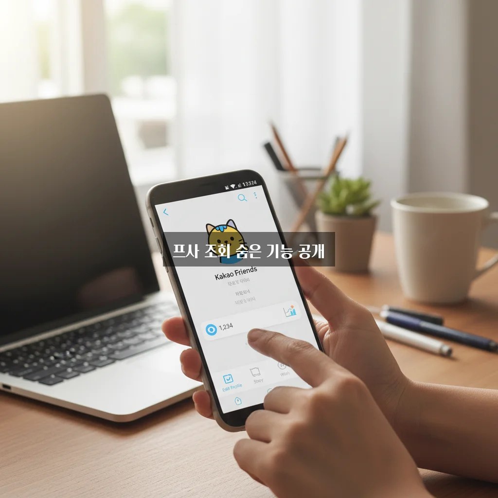 카톡 프사 조회수 확인 투데이 기능 설정법 관련 이미지 1