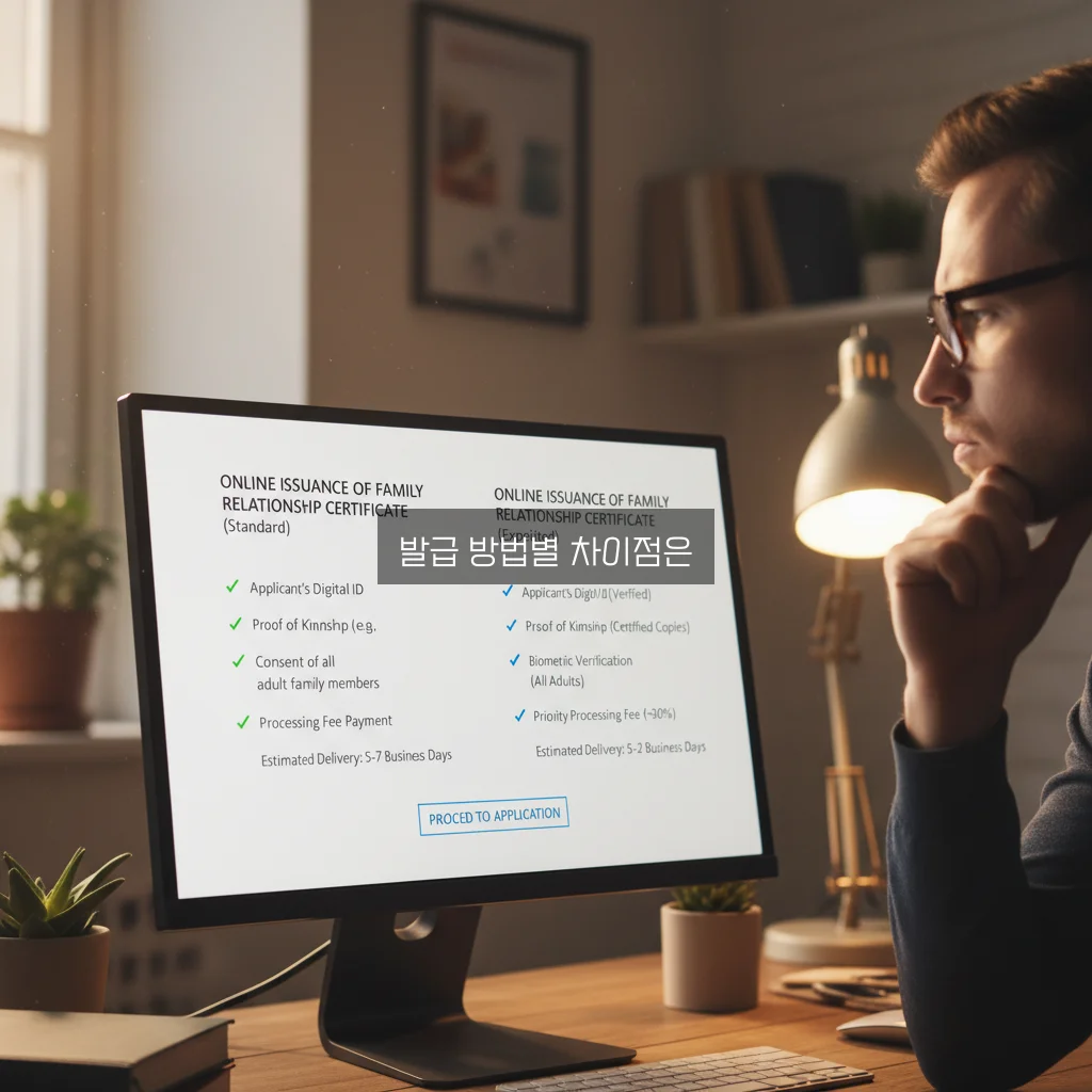 가족관계증명서 인터넷 발급 비교 체크리스트 관련 이미지 3