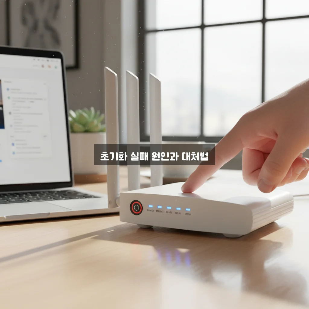 공유기 초기화 오류 완벽 해결 가이드 알아보기 관련 이미지 3
