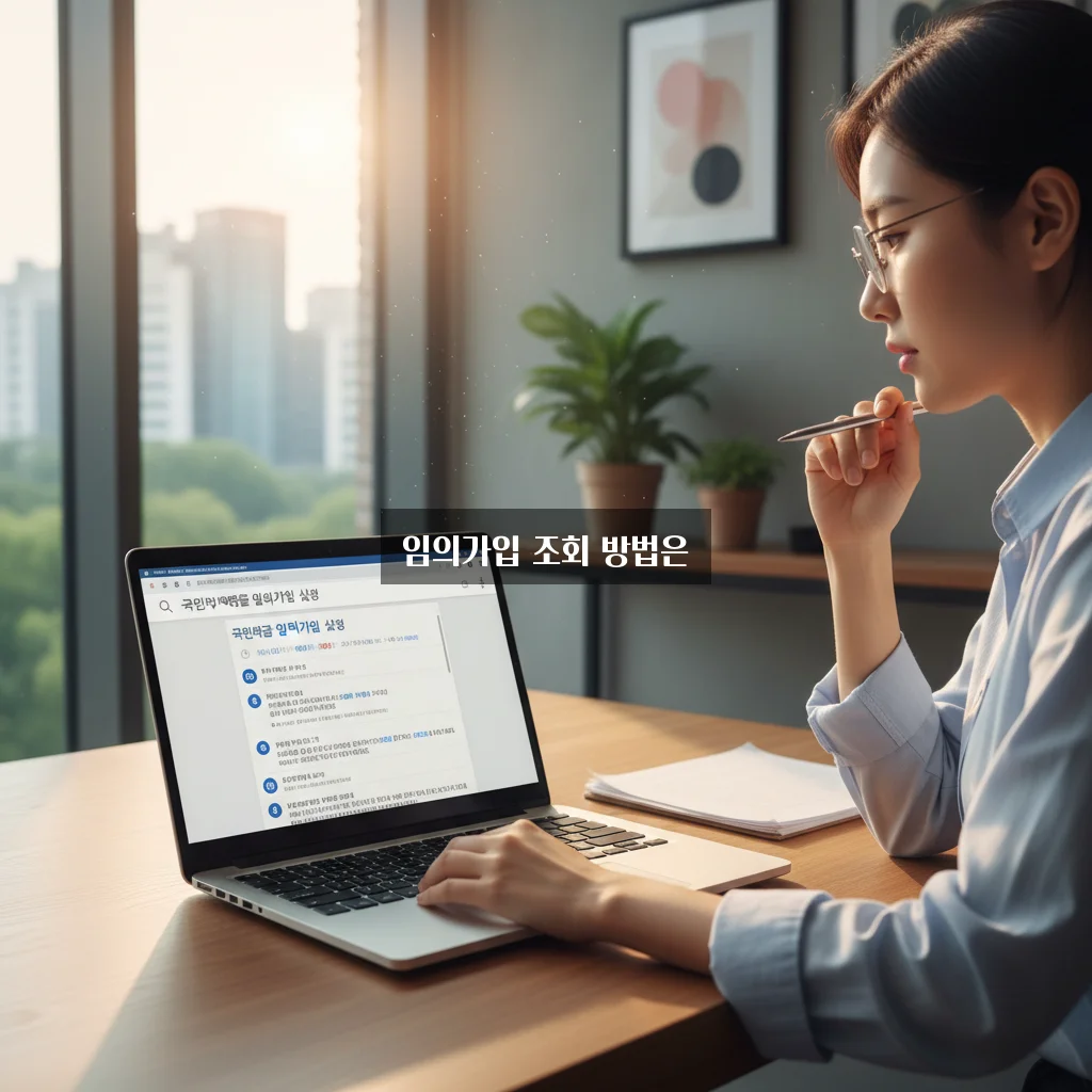 국민연금 임의가입 신청 조회 어디서 하는지 완벽 정리 관련 이미지 1