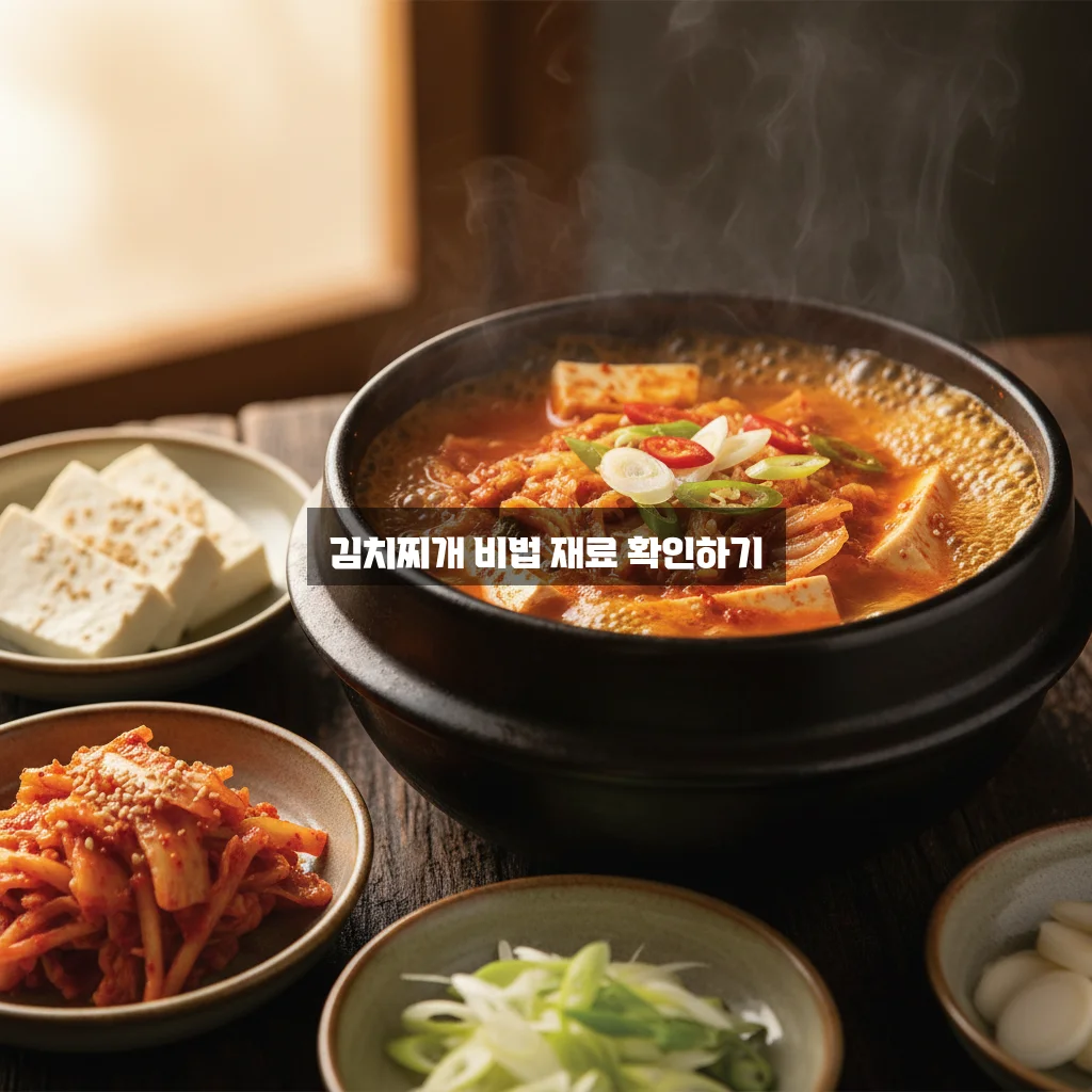 김치찌개 맛있게 끓이는 법과 준비물 완벽 가이드 알아보기 관련 이미지 2