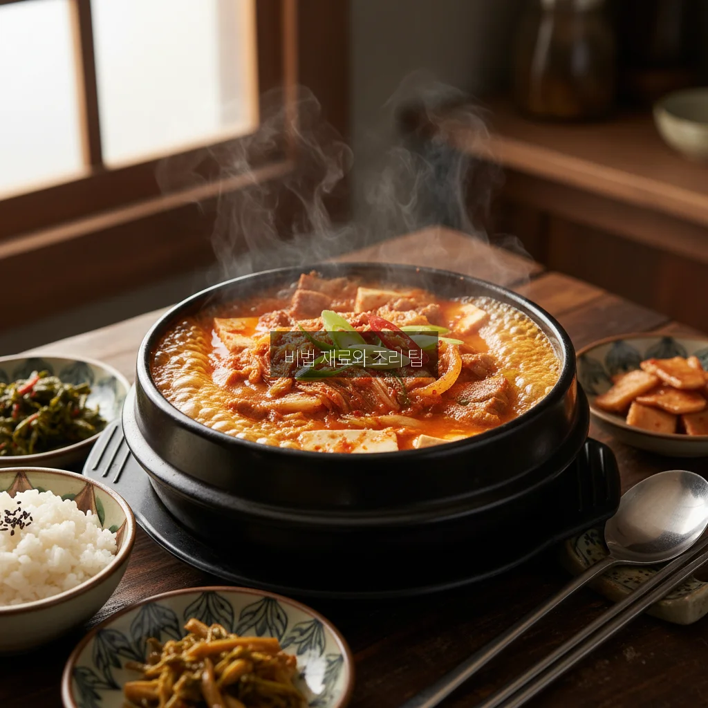 김치찌개 맛있게 끓이는 법과 준비물 완벽 가이드 알아보기 관련 이미지 3