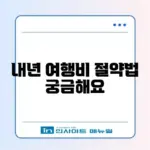 2026년 여행 경비 절약 완벽 비교 가이드