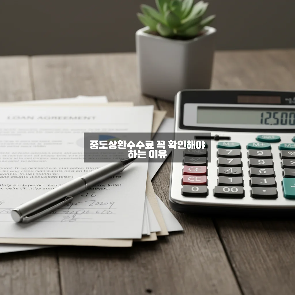 대출 중도상환수수료 조건 완벽 정리 및 절약 방법 알아보기 관련 이미지 1