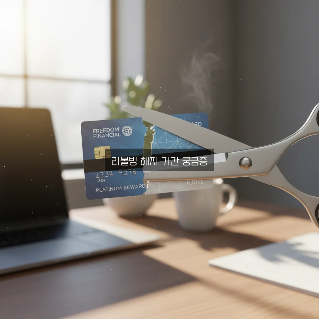 신용카드 리볼빙 해지 처리기간 완벽 정리 2026 알아보기 관련 이미지 2