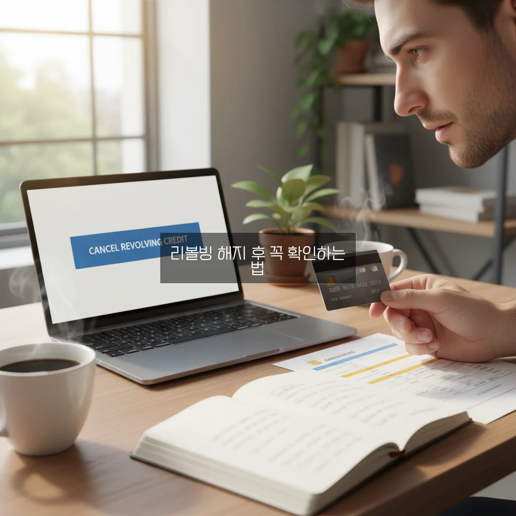 신용카드 리볼빙 해지 확인하는 완벽 방법 알아보기 관련 이미지 1