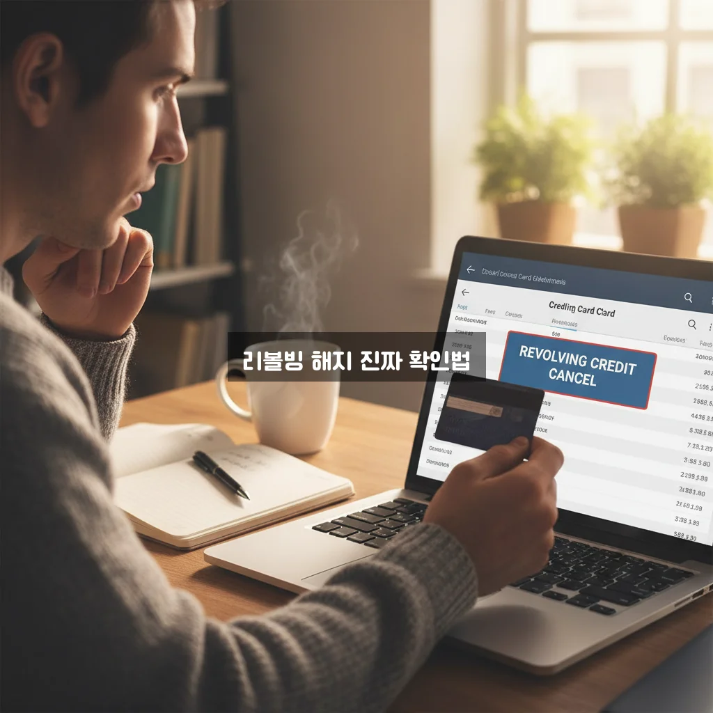 신용카드 리볼빙 해지 확인하는 완벽 방법 알아보기 관련 이미지 2