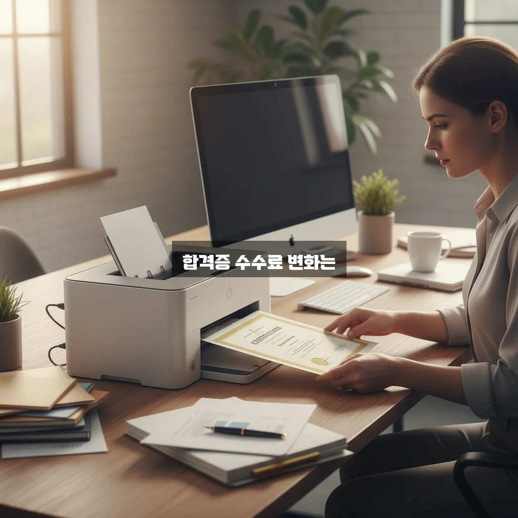 합격증 출력 수수료 최신 정보 완벽 정리 알아보기 관련 이미지 3
