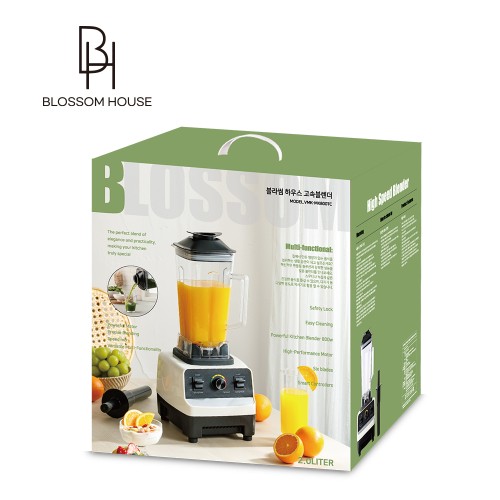 블라썸하우스 대용량 믹서기 고속 파워 블렌더 2L VMK-MK800TC 화이트