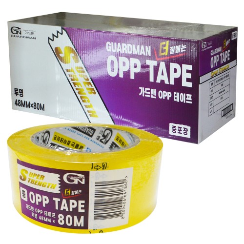 가드맨 OPP 박스테이프 포장테이프 투명 40m