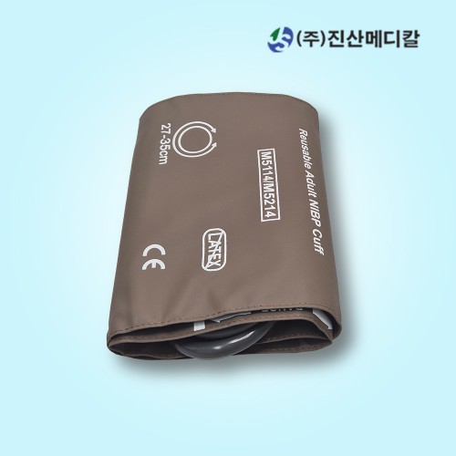 진산메디칼 고급형 수동 혈압계 커프 아네로이드 메타 PU 2줄 타입