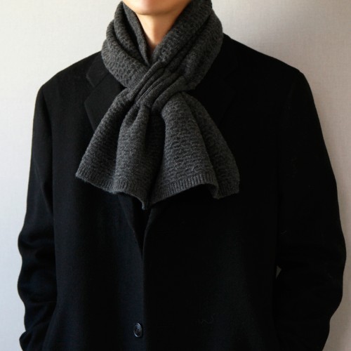 울봉봉 램스울100캐시미어감촉 남자여자커플목도리 니트숏머플러 가을겨울간절기 짧은미니쁘띠