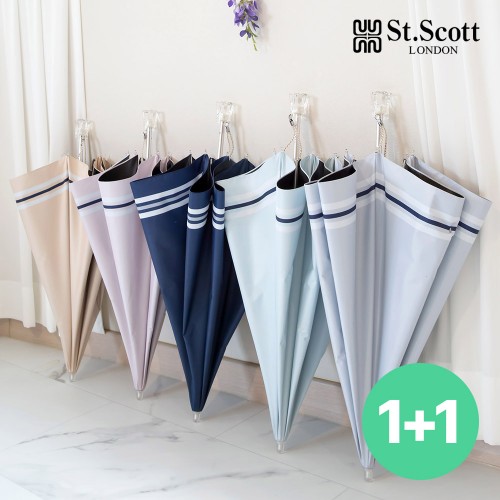 [1+1] 크로커다일 세인트스코트 UV 자외선 99.9% 완벽 차단 암막 우양산 우산 양산